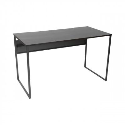 ふるさと納税 鹿沼市 U2ワークテーブル[天板(ダークウォールナット)脚/フレーム(ブラック)]0945