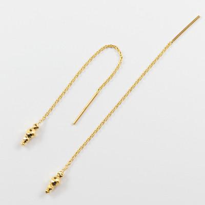ふるさと納税 山梨県 【ジュエリー】K24 dressy/ドレッシー ピアス　山梨県 MITURE 純金の画像