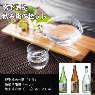 ふるさと納税 岡山市 宮下酒造の飲みくらべ 720ml×3本セット
