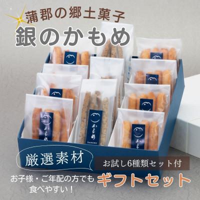 ふるさと納税 蒲郡市 食べて納得!こだわり素材の[あぶら菓子]お試し6種類付_特選2種ギフト[銀のかもめ]_[G0507]