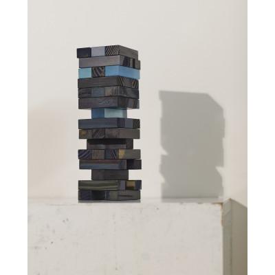 ふるさと納税 東村 琉球藍染ブロックタワー