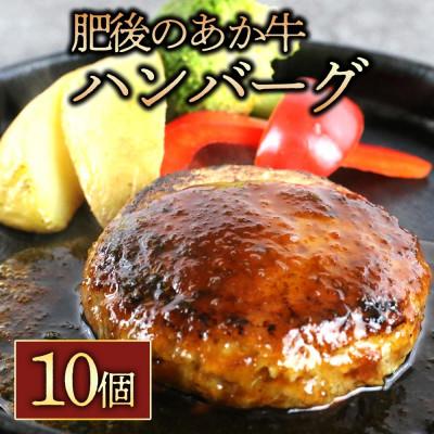ふるさと納税 阿蘇市 肥後の赤牛ハンバーグ 150g×10個(阿蘇市)