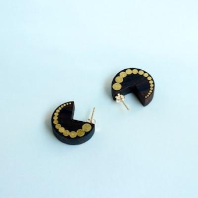 ふるさと納税 ふじみ野市 伝統技法 截金「KIRIKANE」アクセサリー ピアス 玉「gyoku」