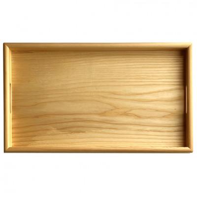 ふるさと納税 海南市 紀州塗り 尺八 54cm 長手盆 白木 トレー