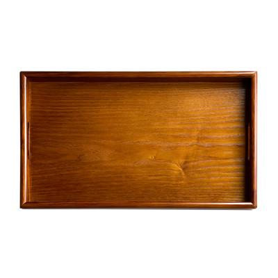 ふるさと納税 海南市 紀州塗り 尺八 54cm 長手盆 ケヤキ調