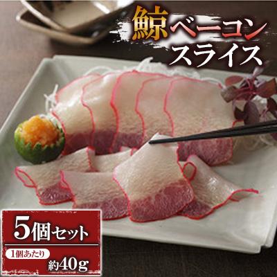 ふるさと納税 長崎市 ベーコンスライス約40g×5個セット