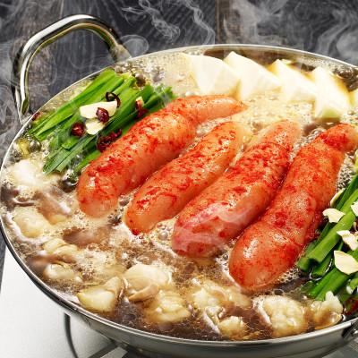 ふるさと納税 福岡市 [ご家庭用]博多明太もつ鍋(醤油味)3人前(福岡市)