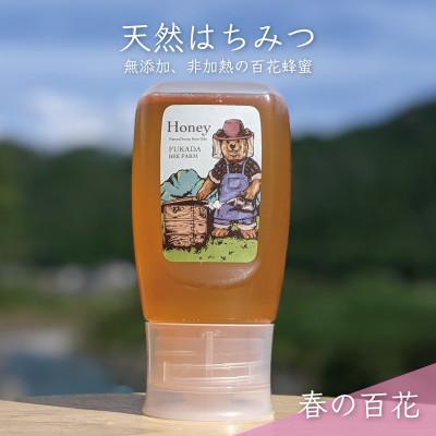 ふるさと納税 美濃市 300g 深田養蜂の天然蜂蜜 国産蜂蜜 非加熱 生はちみつ 岐阜県 美濃市産 春 A9
