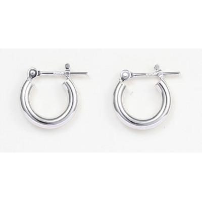 ふるさと納税 昭和町 プラチナ900 フープピアス 太さ2.0mm ・直径10.0mm 120424