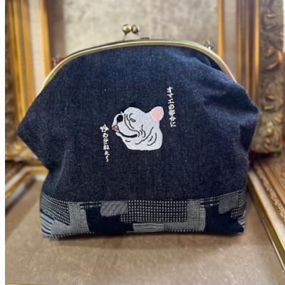 ふるさと納税 吉富町 動物愛護 がま口 フレブル チェック