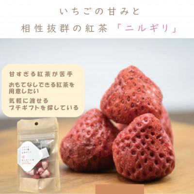 ふるさと納税 上越市 ふわっと越後姫とふわっとドライ苺紅茶　各10袋セット_2