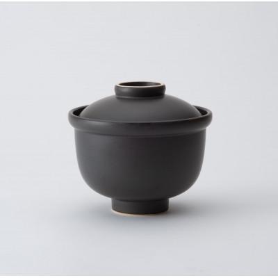 ふるさと納税 嬉野市 iomo 蓋付き どんぶり 黒 1点