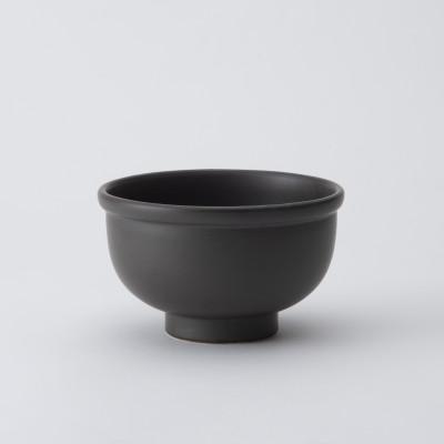 ふるさと納税 嬉野市 iomo お茶漬け碗 黒 1点