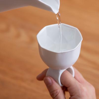 ふるさと納税 嬉野市 Coogle お猪口 ホワイトクリスタル 1点