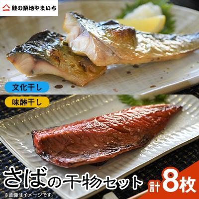 ふるさと納税 いすみ市 さばの干物8枚セット(文化干し4枚+味醂干し4枚)