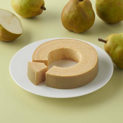 ふるさと納税 酒田市 お米のバウム(庄内産ラ・フランス) 山形県 酒田市 グルテンフリー 米粉