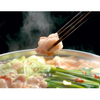 ふるさと納税 福岡市 [福岡市]牛もつ鍋セット あごだし醤油味