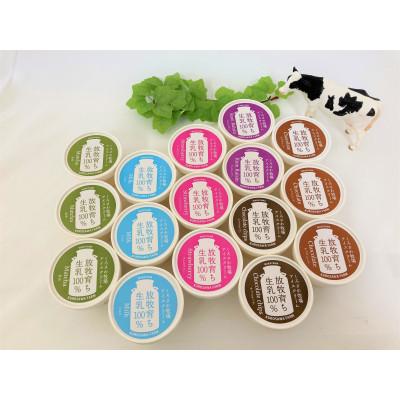 ふるさと納税 海南市 [黒沢牧場]放牧育ちの牛たちの生乳をふんだんに使用したアイス16個セット