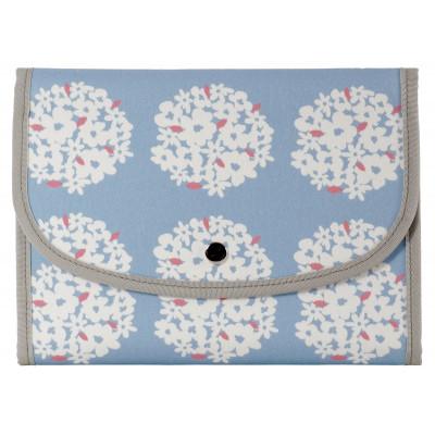 ふるさと納税 島原市 マルチケース(ジャバラタイプ)サークルフラワー サックス 1個