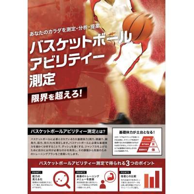 ふるさと納税 静岡市 有限会社やまがたアローズラボ バスケットボールアビリティー測定 フル測定