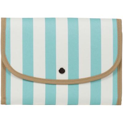 ふるさと納税 島原市 マルチケース(ジャバラタイプ)ブロックストライプ ミント 1個