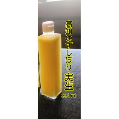 ふるさと納税 南国市 実生ゆずしぼり 300ml×1本