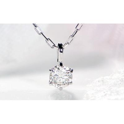 ふるさと納税 昭和町 【0.08ct】K10ホワイトゴールド 1粒ダイヤモンド