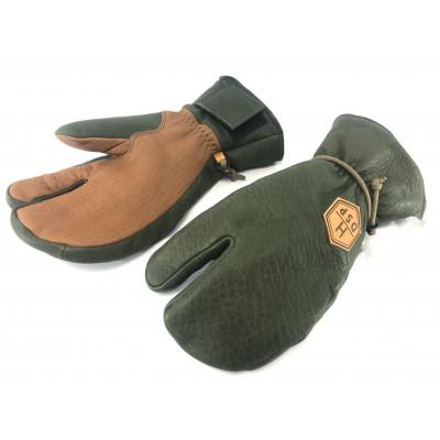 ふるさと納税 白馬村 DSPグローブ スリーフィンガー グリーン L スキー・スノーボード兼用グローブ(DS2-TH)