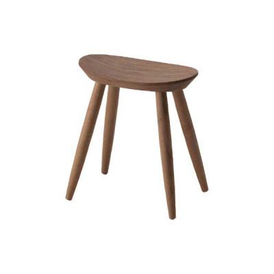 ふるさと納税 旭川市 旭川家具 cosine エントランススツール ウォルナット_03341