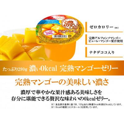 ふるさと納税 諫早市 たっぷり290g 濃い0kcal完熟マンゴーゼリー 36個