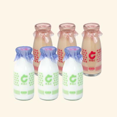 ふるさと納税 砺波市 【まると牛乳】　富山県砺波市から瓶製品　牛乳・珈琲　お届け | 
