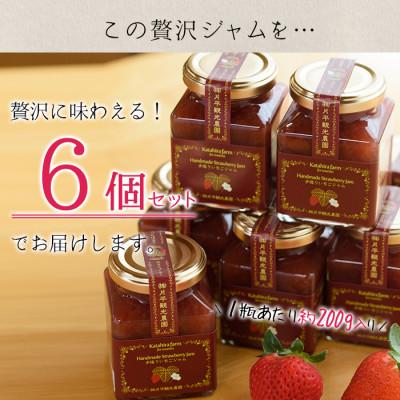 ふるさと納税 日置市 手作りいちごジャム 6本セット