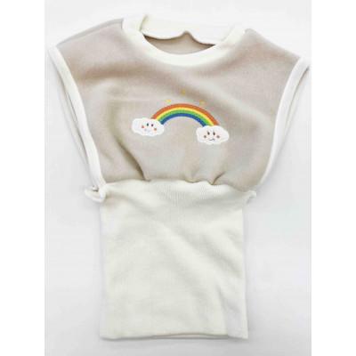 ふるさと納税 田原本町 腹巻き付ベスト 虹と雲 身丈49cm