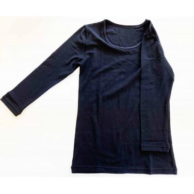 ふるさと納税 田原本町 レディース パンフリー リラクシングウェア長袖&amp;レギンスインナーセットブラック