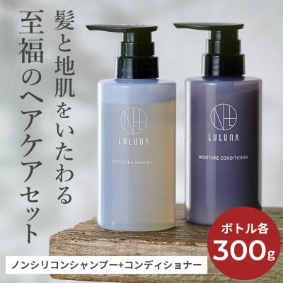 ふるさと納税 入間市 [髪と地肌に潤いを]モイスチャーシャンプー&amp;コンディショナーセット[LULUNA]ルルーナ