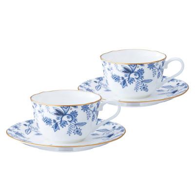 ふるさと納税 みよし市 ノリタケ[ブルーソレンティーノ]カップ&amp;ソーサーペア