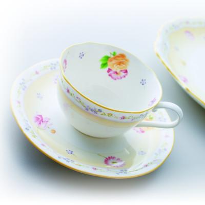 ふるさと納税 みよし市 ノリタケ【ジュヌフレール】カップ&ソーサー