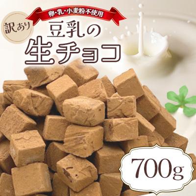 ふるさと納税 周南市 訳あり 卵・乳・小麦粉不使用 豆乳の生チョコ 自分チョコ