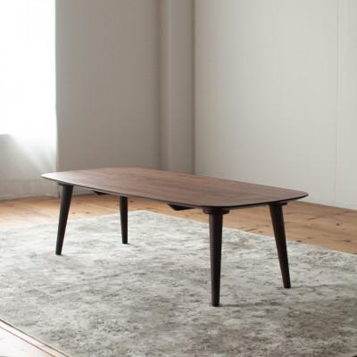 ふるさと納税 柳川市 ウォルナット材のローテーブル[120cm]