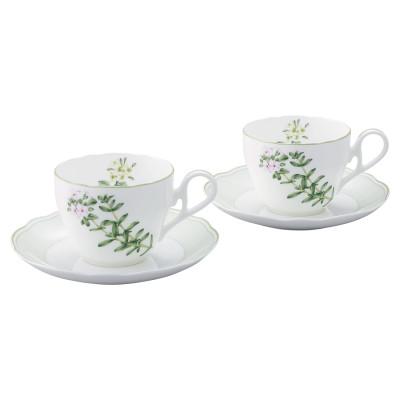 ふるさと納税 みよし市 ノリタケ[イングリッシュハーブズ]カップ&amp;ソーサーペア