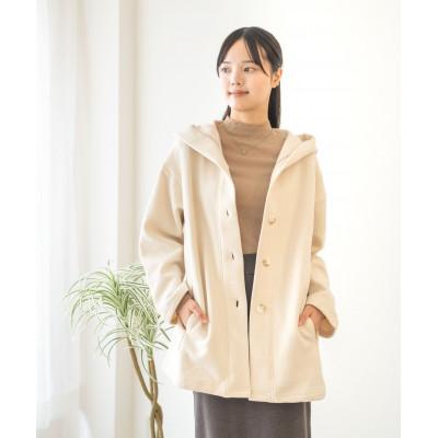 ふるさと納税 笠松町 [コットン/裏起毛/草木染め] ナッピング裏毛フード付きコーディガン 玉ねぎ