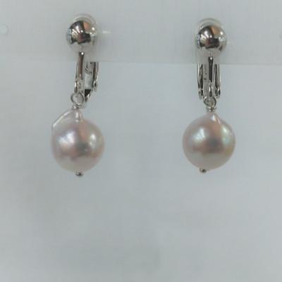 ふるさと納税 鳥羽市 伊勢志摩あこや本真珠イヤリング・バロックSV 30-62