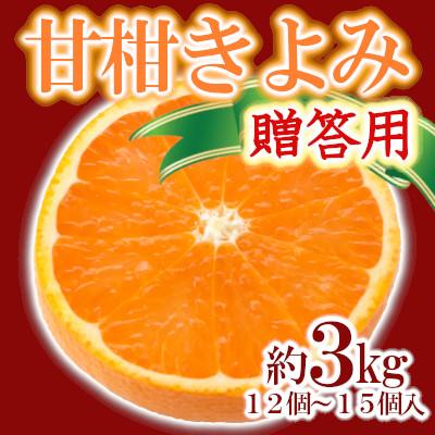 ふるさと納税 八幡浜市 「甘柑きよみ」贈答用3kg[C79-26]