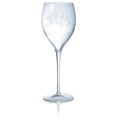 ふるさと納税 船橋市 ミュージックサンドブラスト ワイングラス(ピアノ)