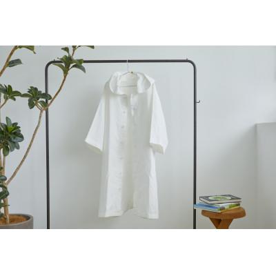 ふるさと納税 今治市 オーガニックポンチョ (ホワイト) イケウチオーガニック [I000980W]