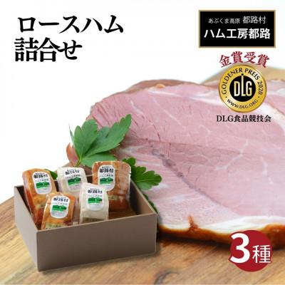 ふるさと納税 田村市 ハム工房都路 プレミアムロースハム3種詰合せ