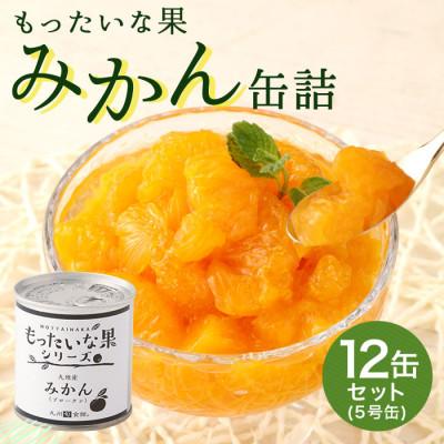 ふるさと納税 八女市 訳あり国産 みかん缶詰 [もったいな果シリーズ] 12缶セット