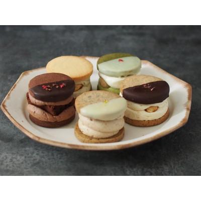 ふるさと納税 長与町 [グルテンフリー]米粉を使用したバターサンドクッキーのセット 5種5個入り