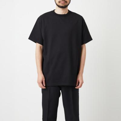 ふるさと納税 山辺町 Yonetomi NEW BASIC T-SHIRT ブラック サイズ2 ユニセックス 米富繊維 |  | 01