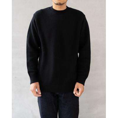 ふるさと納税 山辺町 A1 : A SWEATER IS ORDINARY. ブラック サイズ:1 ユニセックス 米富繊維の画像